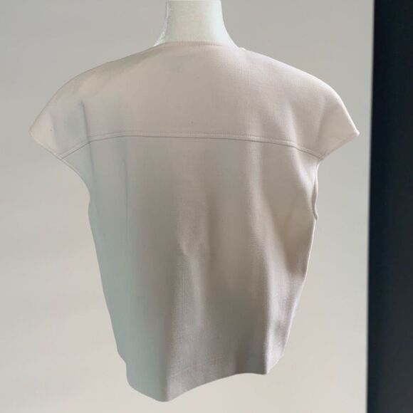 WORTH wool blend beige jacket blazer sz L womens - Picture 3 of 10